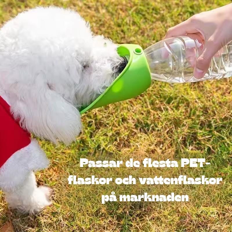 Vattenskål för Pet-flaska