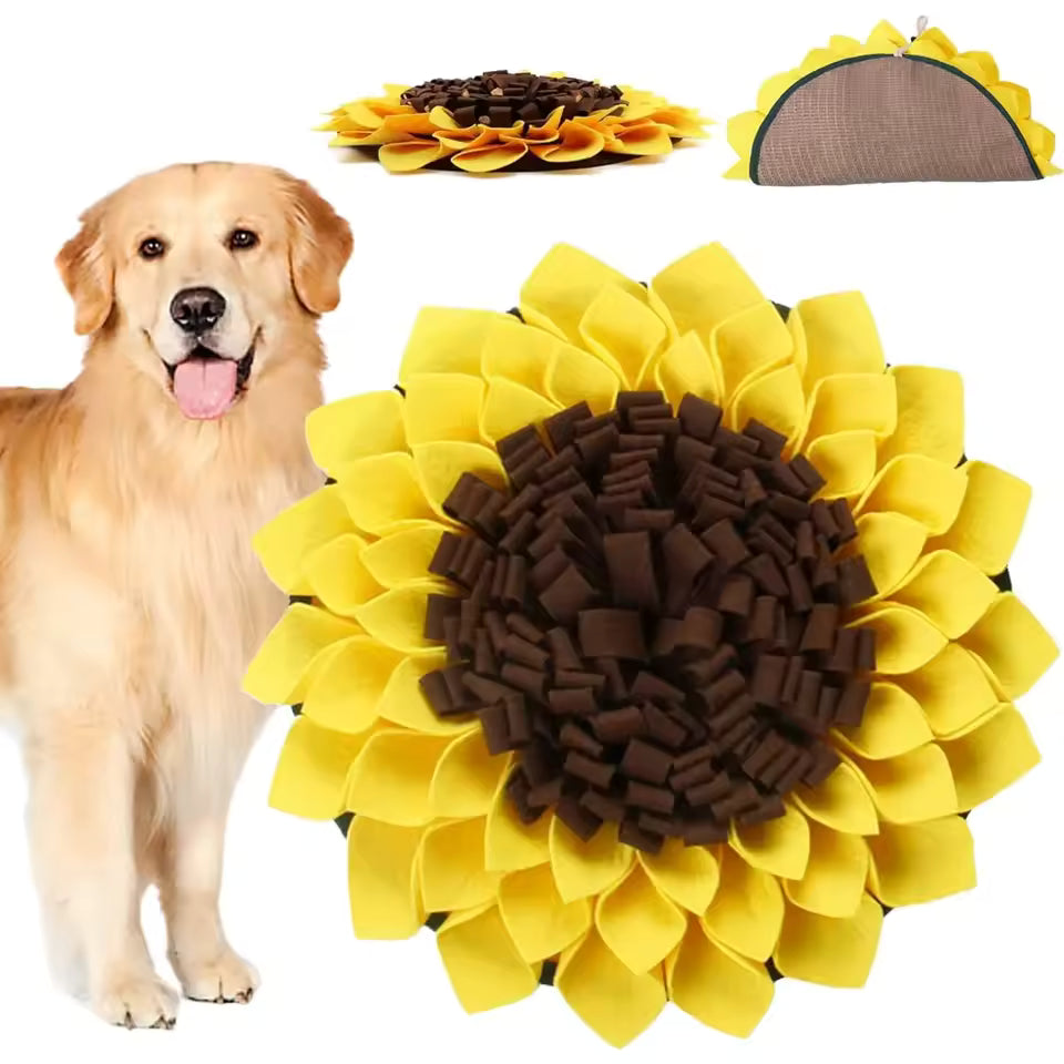 Aktiveringsmatta "Solros" – Minska stress & stimulera din hund